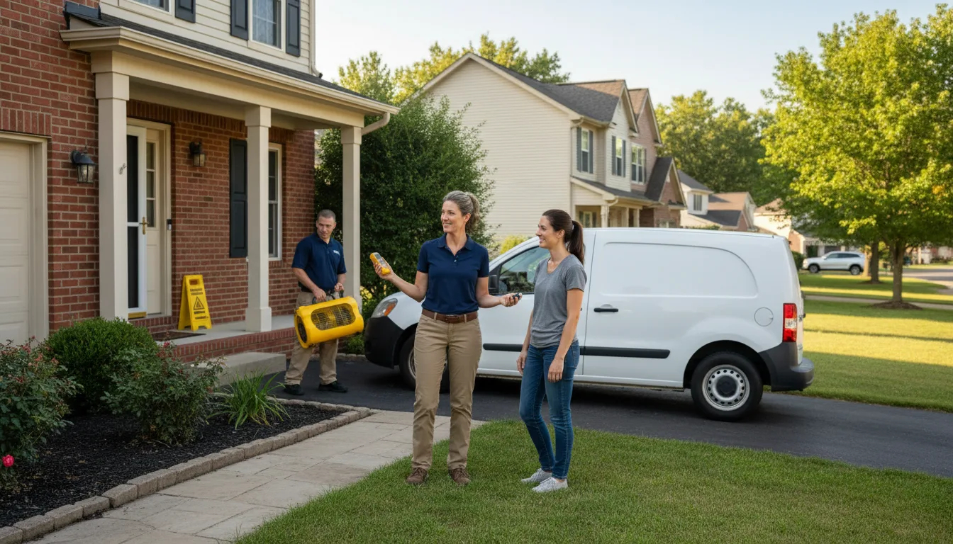 Residential water damage restoration in Doddsville, MS